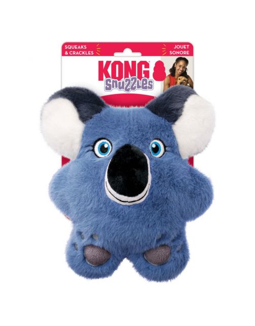 Kong Snuzzles Koala - Hondenspeelgoed - 22 cm Grijs Blue