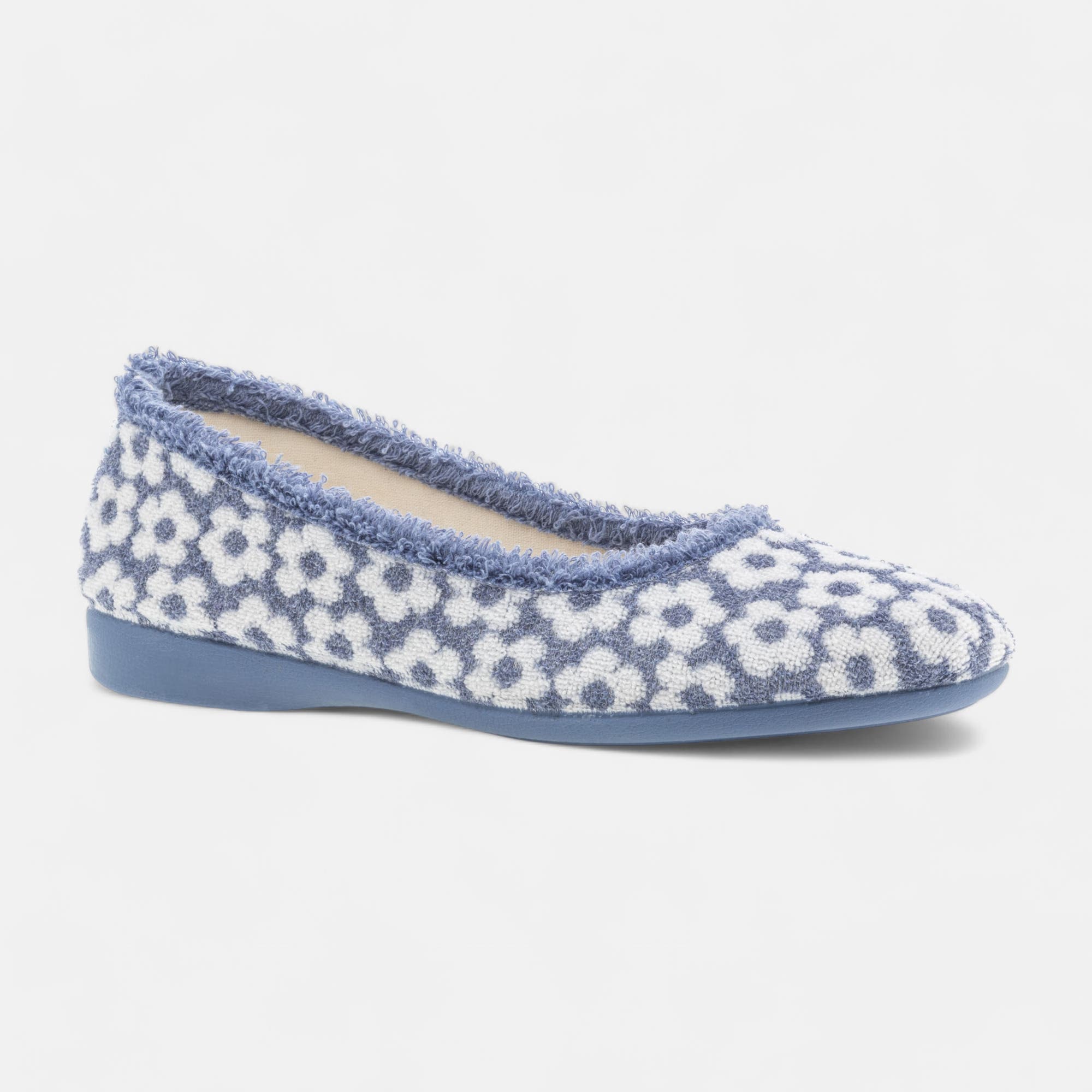Chaussons ballerines Femme bleu