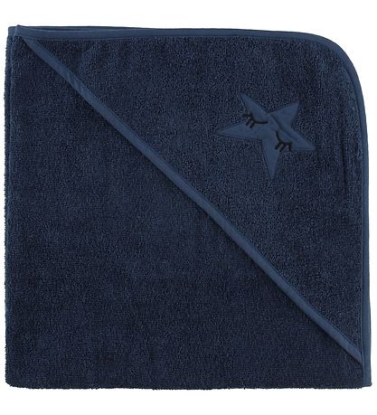 N?rgaard Madsens Babyh?ndkl?de - 75x75 cm - Navy m. Stjerne