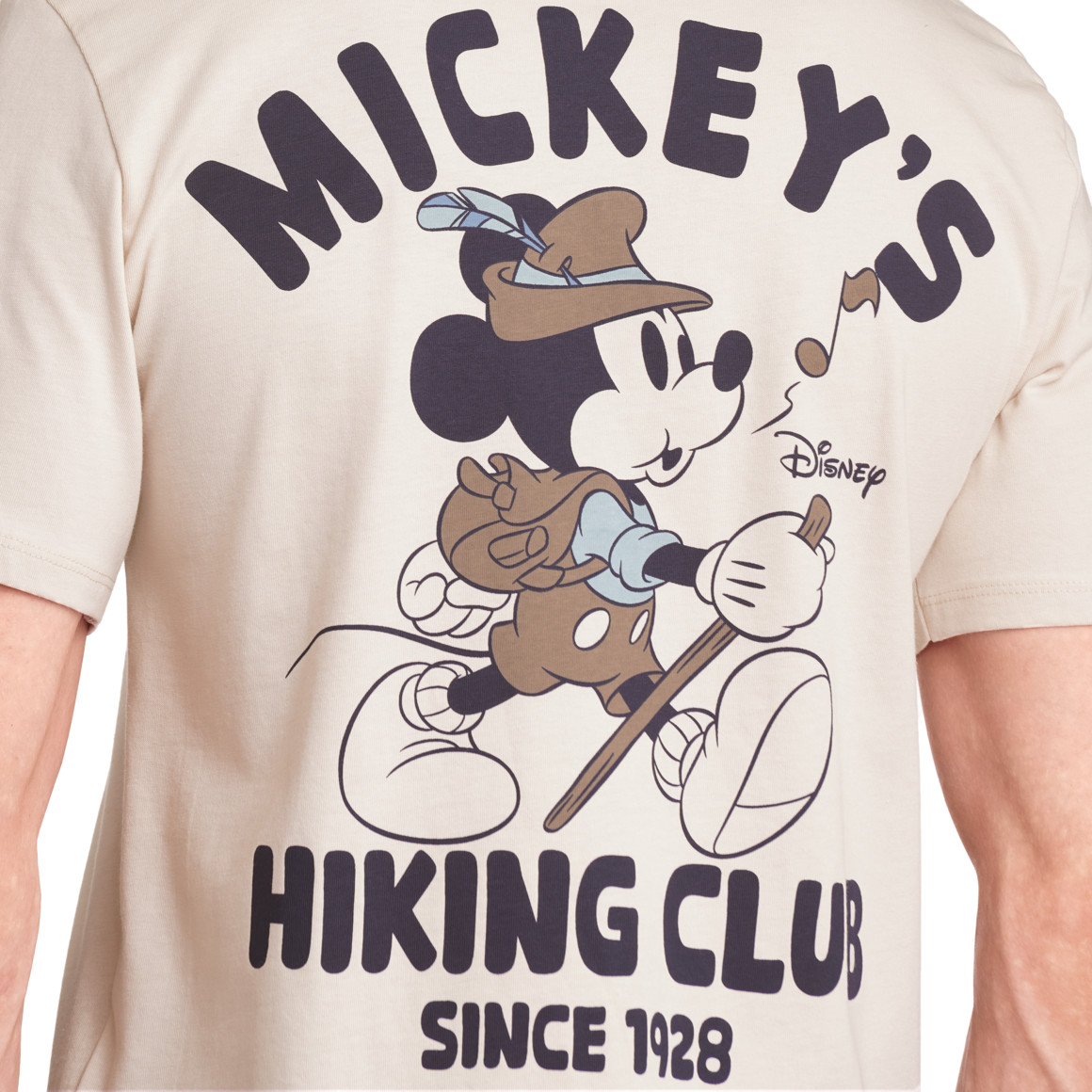 Jonas Nielsen Micky Maus T-Shirt mit Rücken-Print beige