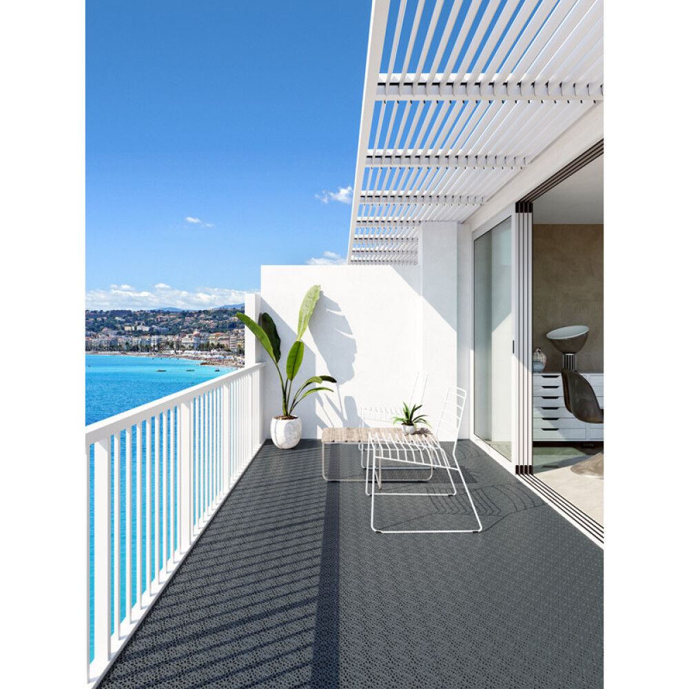 PLASTFLIS BERGO XL GRAPHITE GREY 1M²