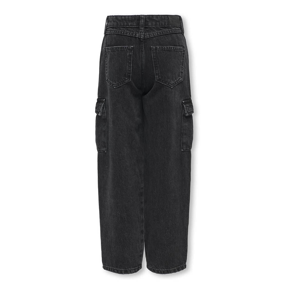 SOMENTE PARA CRIANÇAS<br>Calça jeans cargo larga