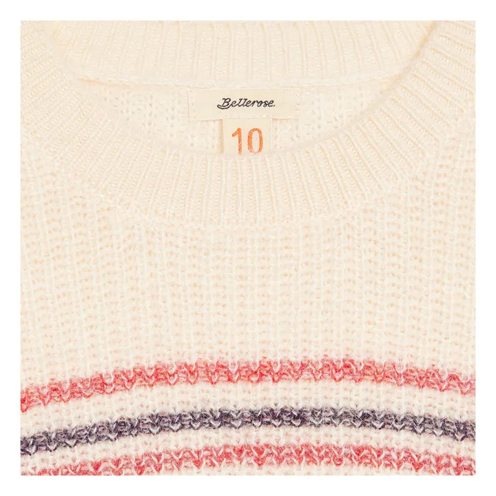 Bellerose Pull Diosy Rayures | Ecru