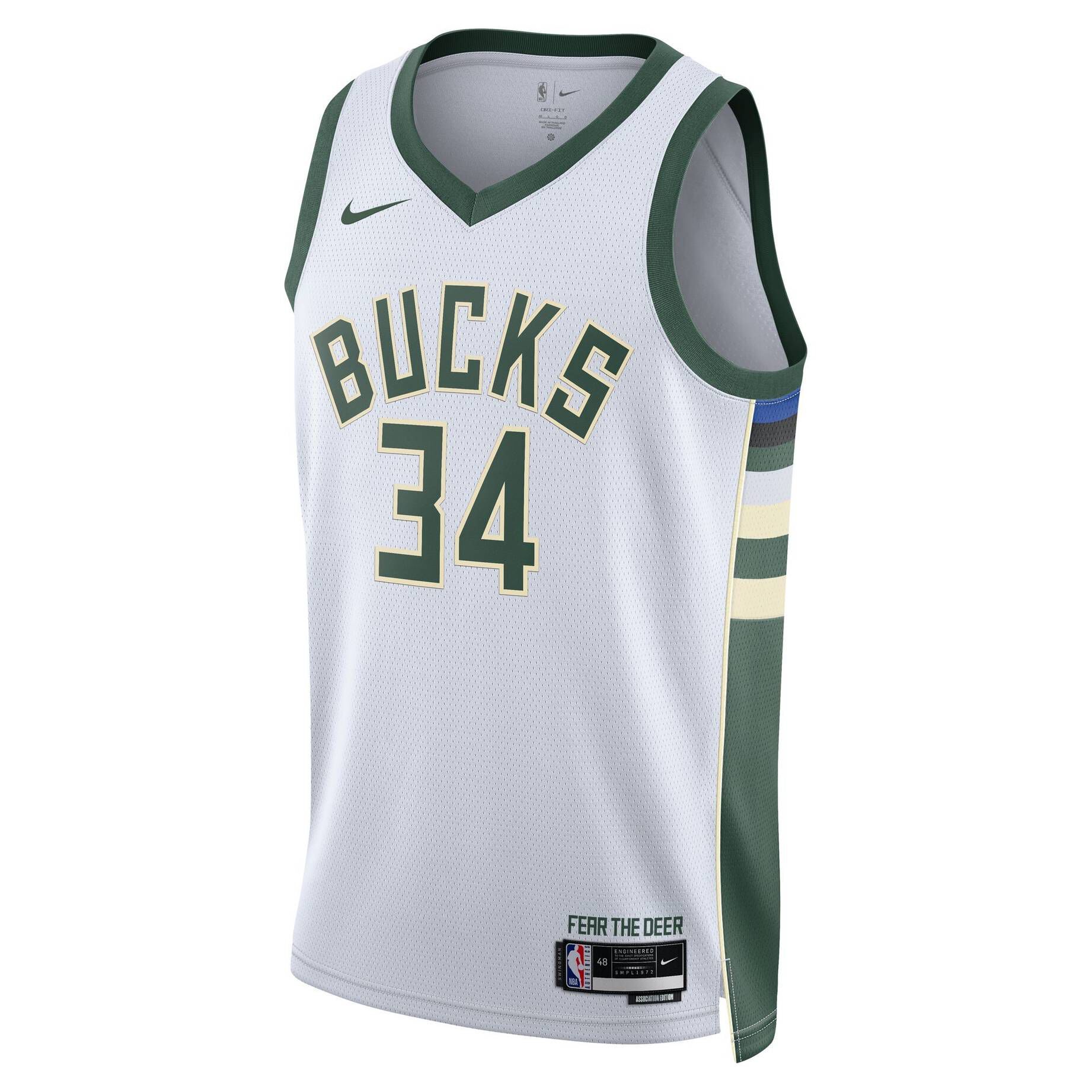 Nike| Herren Basketballtrikot NBA MILWAUKEE BUCKS GIANNIS ANTETOKOUNMPO G-SWINGMAN JERSEY ASSOCIATION 2022/23