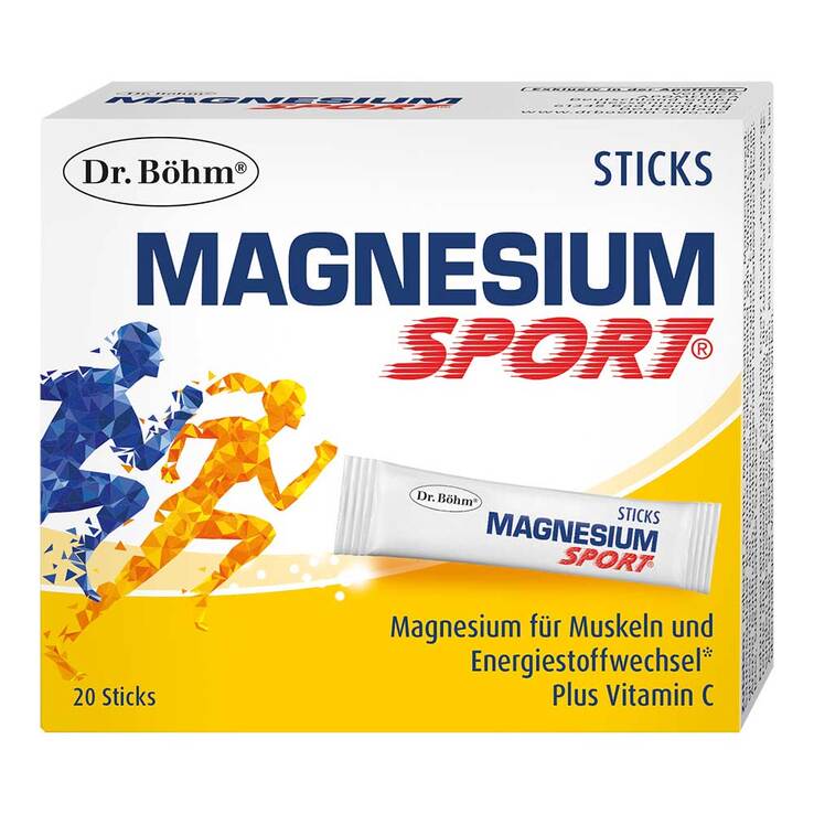 Dr. Böhm Magnesium Sport Sticks, 20X1.5 g