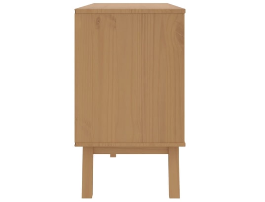 VIDAXL - Armoire à tiroirs olden gris et marron bois de pin solide