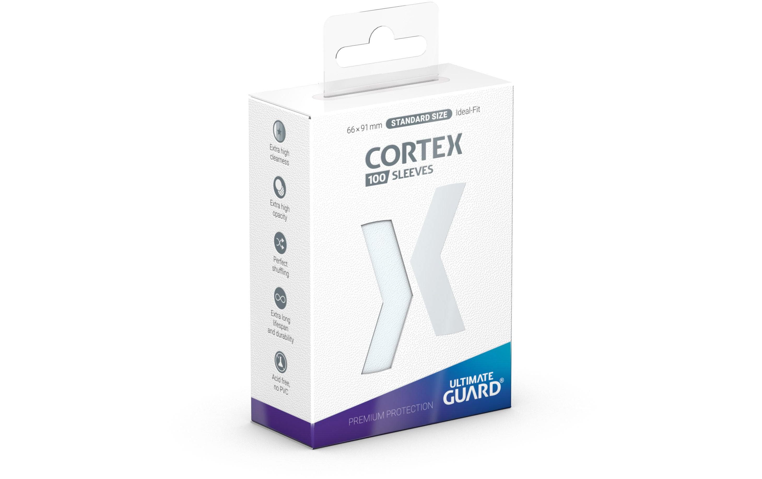 Kartenhülle Cortex Sleeves Standard Transparent 100Ideal-Fit Sleeves 66 x 91 mm