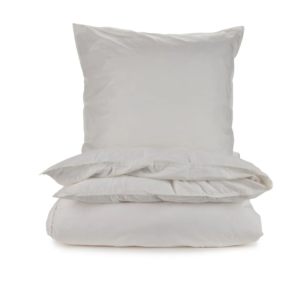 Bahne Interior  Pure Curly Percale sengetøj - hvid