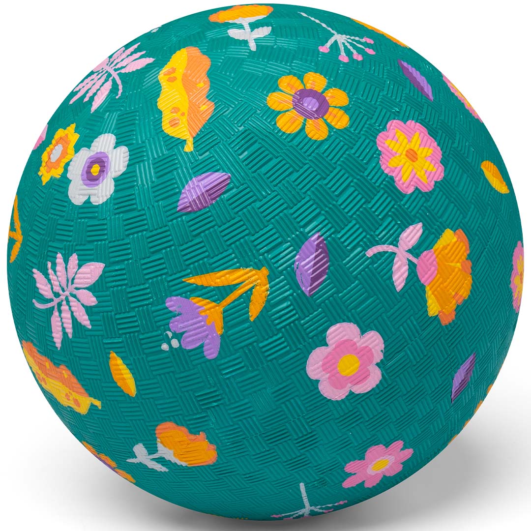 Little l speelbal bloemen - 18 cm