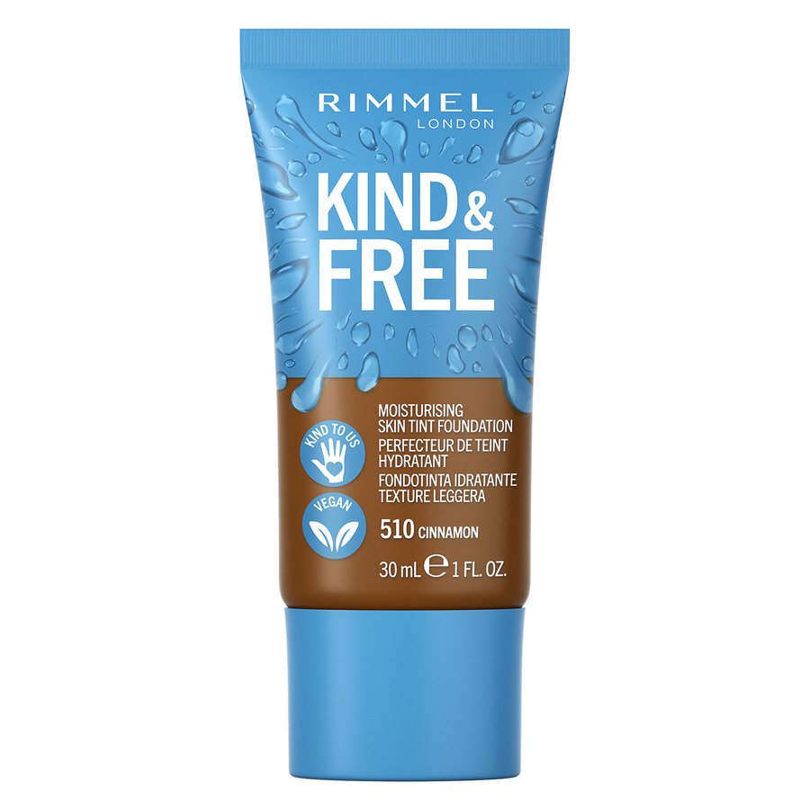 Rimmel London Kind & Free Moisturising Skin Tint Foundation 510 Cinnamon 30ml