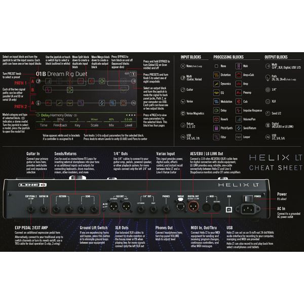 Line6 Helix LT Guitar Processor