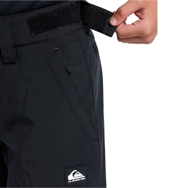 Pantalon de ski QUIKSILVER ESTATE YOUTH PT TRUE BLACK