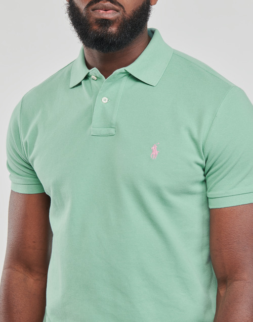 Polo Ralph Lauren - POLO AJUSTE DROIT EN COTON BASIC MESH Verde