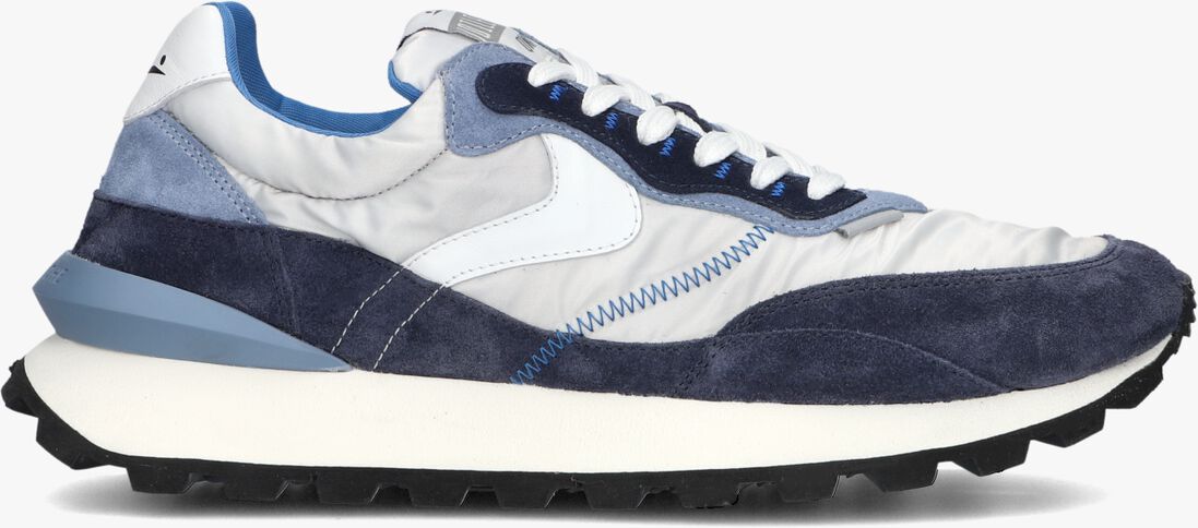 VOILE BLANCHE blauwe voile blanche lage sneakers qwark hype man