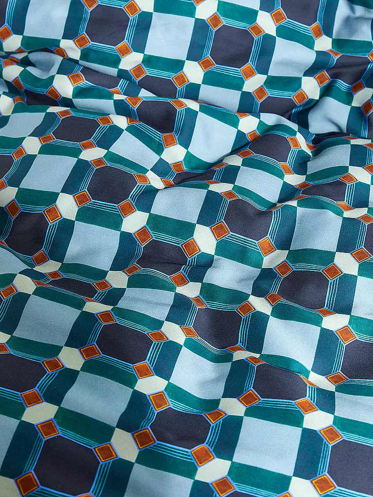ESSENZA Bettwäsche Garnitur TAEDES 70x90cm/140x200cm Nightblue dunkelblau