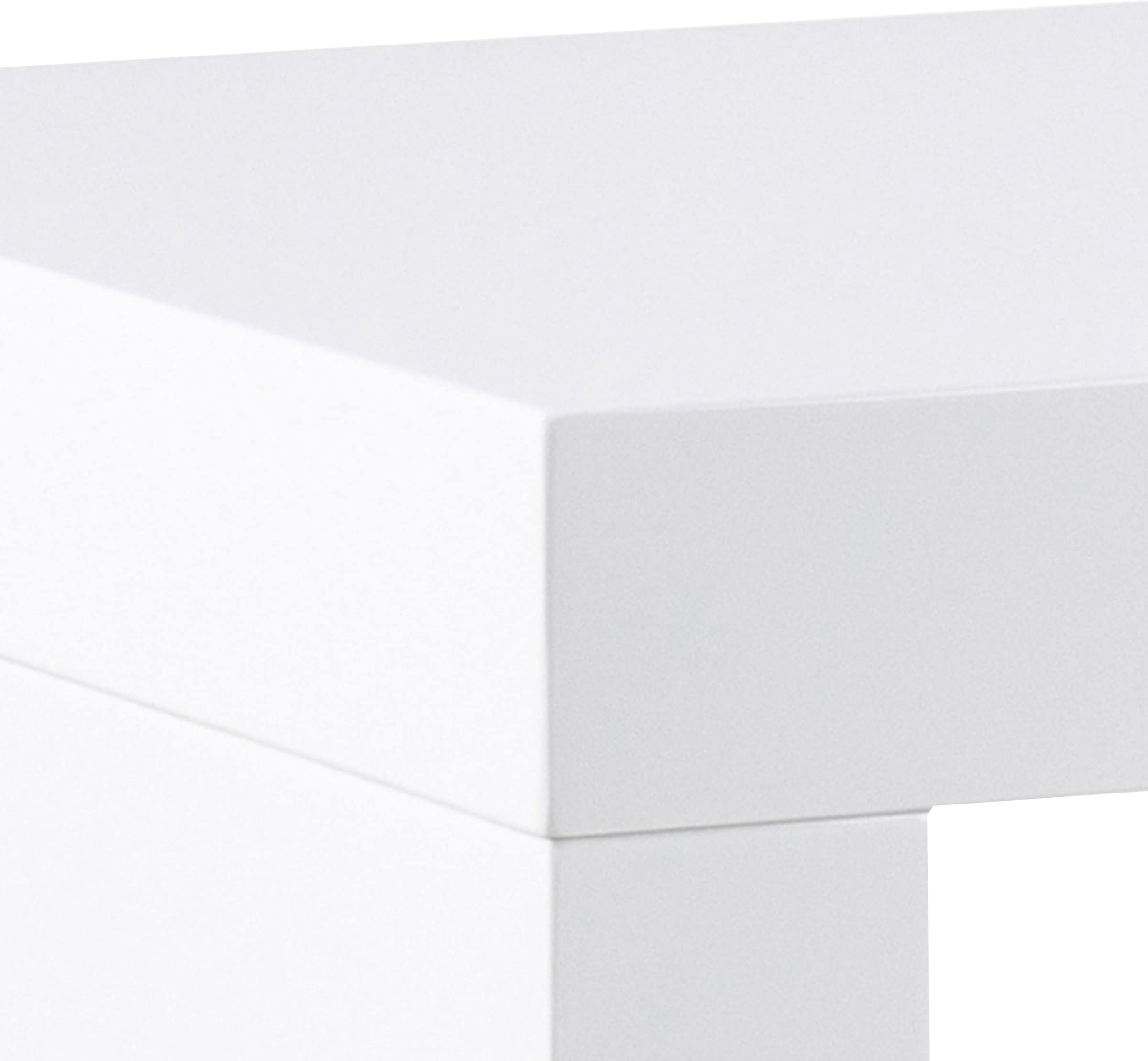 SalesFever Bartisch »Hochtisch im eleganten Stil« Edle Querstrebe in Chromoptik aus rostfreiem Stahl