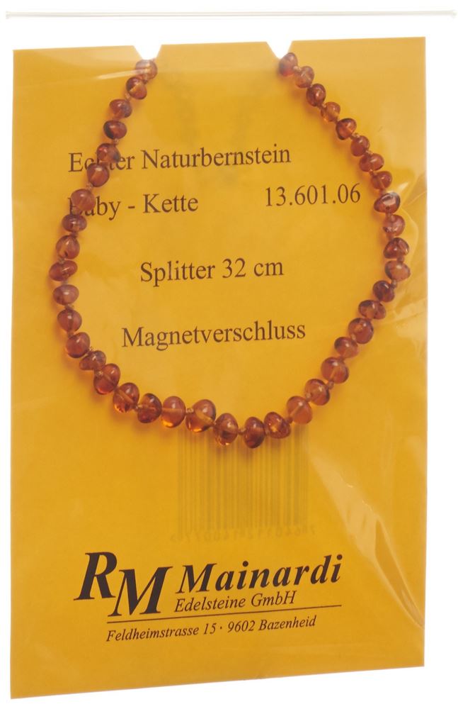 Mainardi Natur Bernstein 32cm Splitter Magnetverschluss 1 Stk