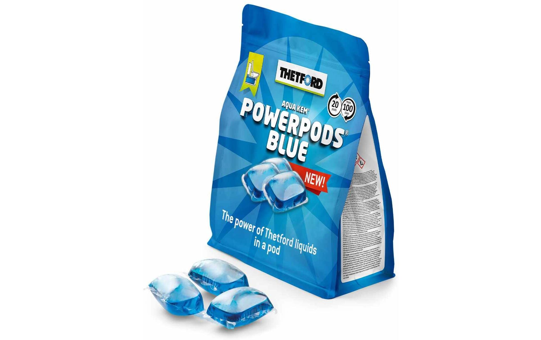PowerPods 20 Stk.Saubere und effiziente Reinigung der mobilen Toiletten