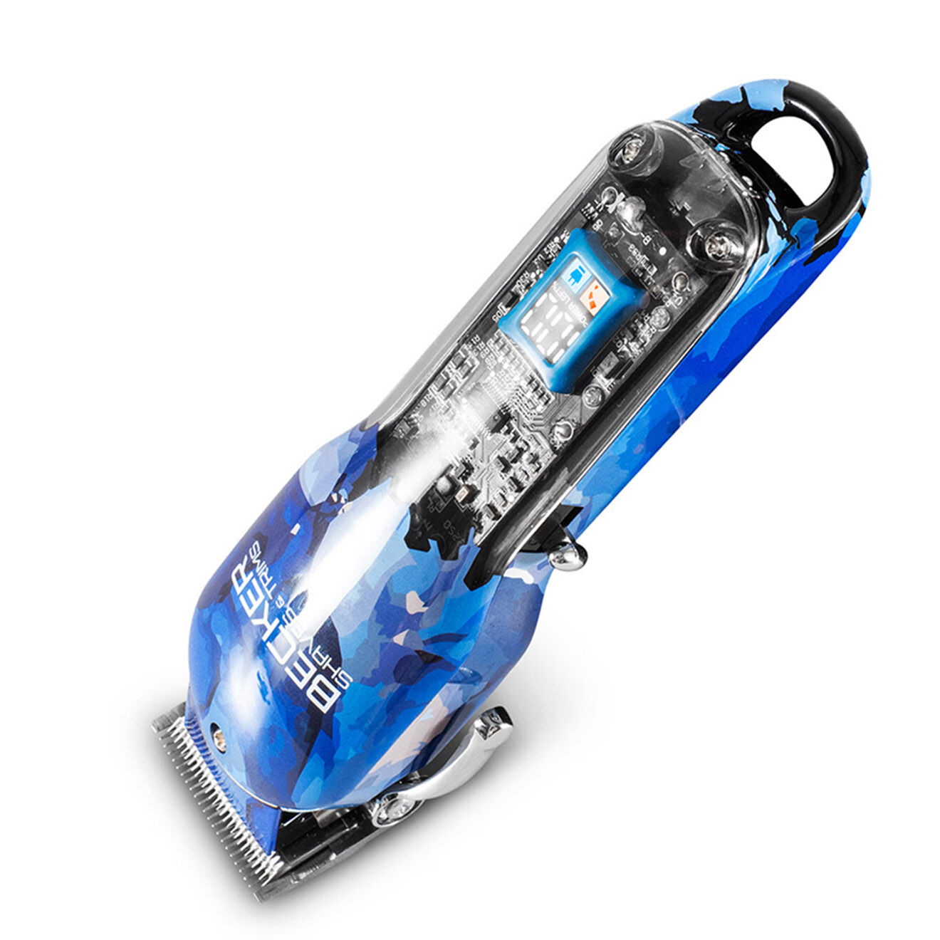 Becker Shaves & Trims Tondeuse sans fil cheveux et barbe blue motion bleue
