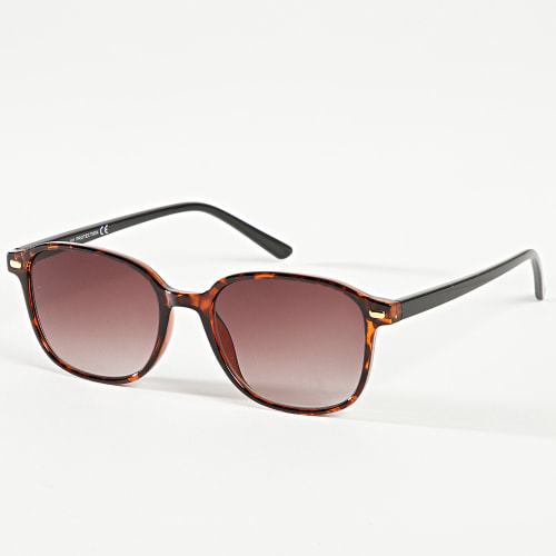 Lunettes De Soleil 026154 Fauve Marron Dégradé