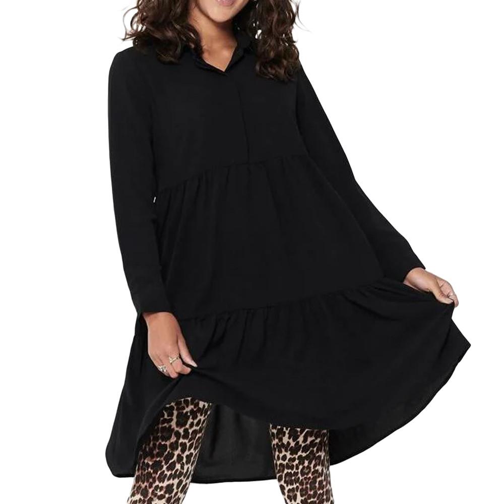 JDY Robe Chemise Noir Femme JDY Shirt