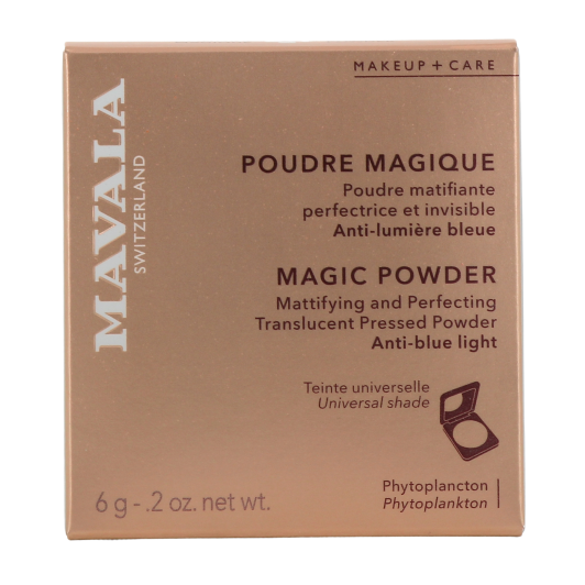 Mavala poudre magique matifiante anti lumière bleue - Maquillage teint