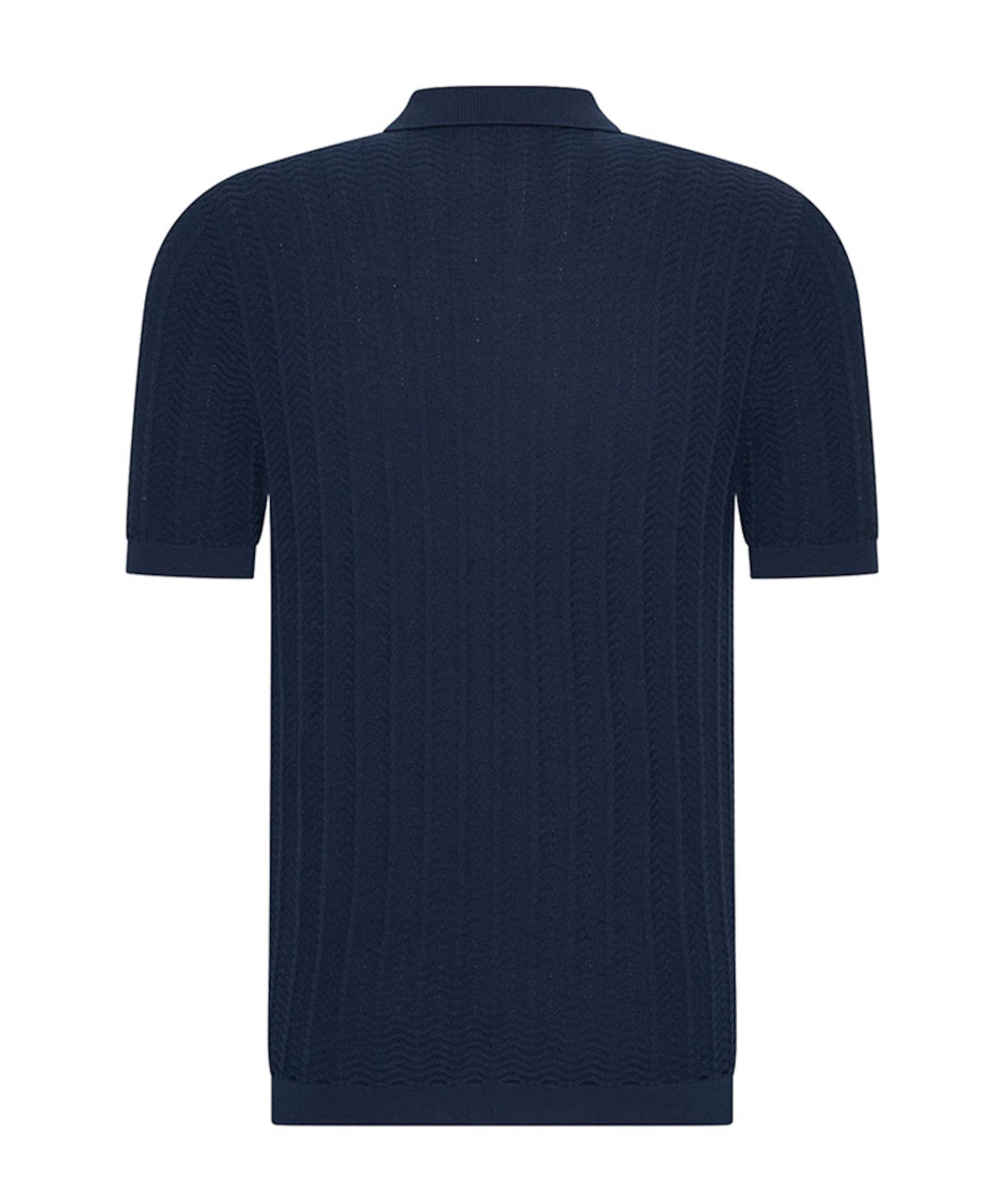 Blue industry Heren polo blauw
