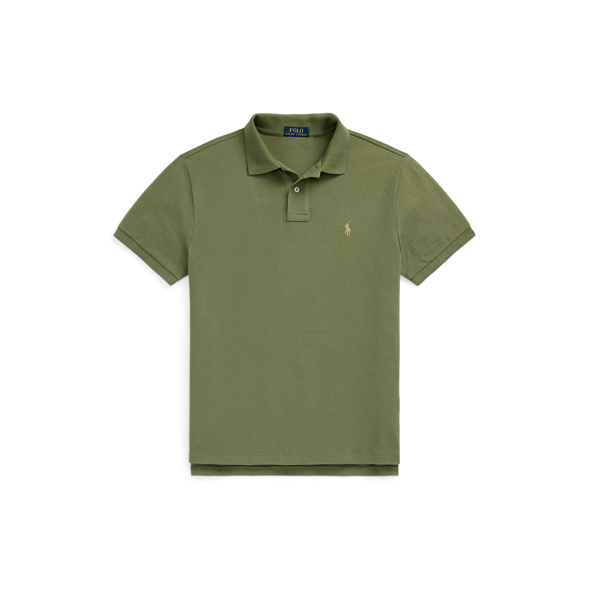 Polo custom-fit en coton piqué | Vert