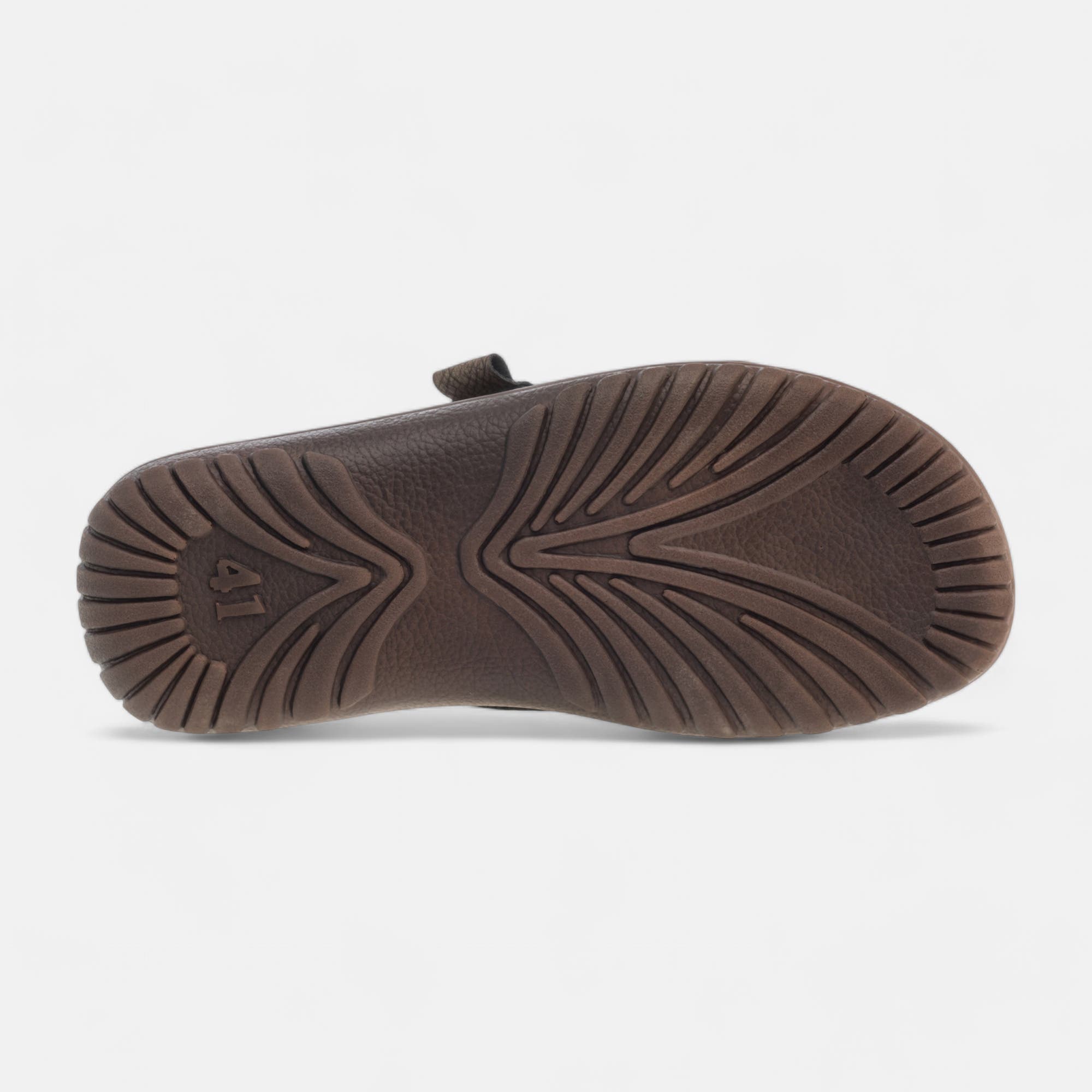 Nu-pieds Homme marron
