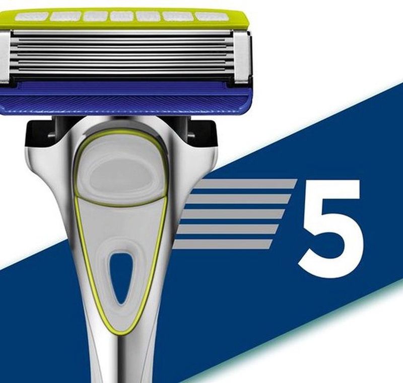 Wilkinson - Hydro 5 Sensitive - Scheersysteem - Blauw - Huidbescherming