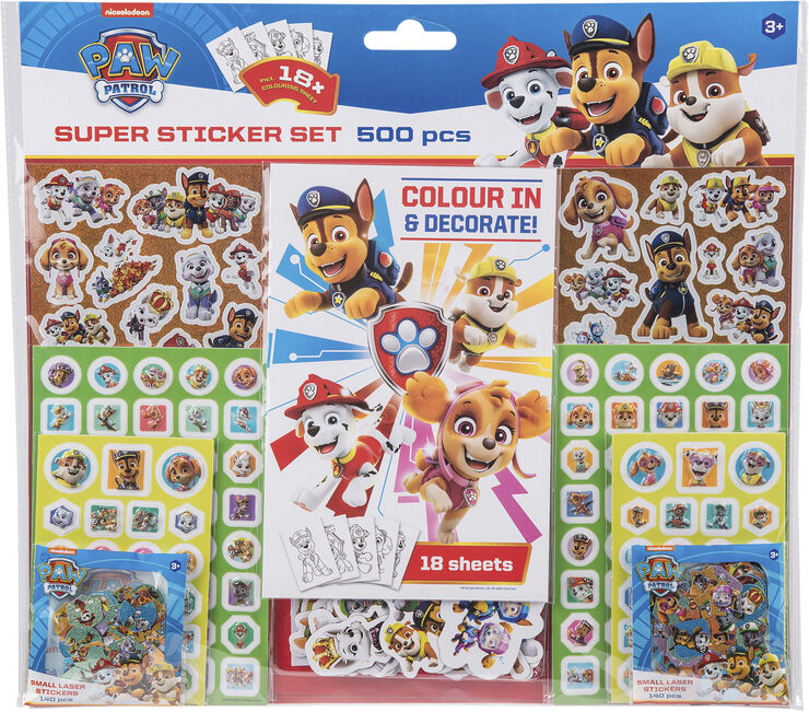 Paw Patrol PP MEGASTICKERSÆTm500