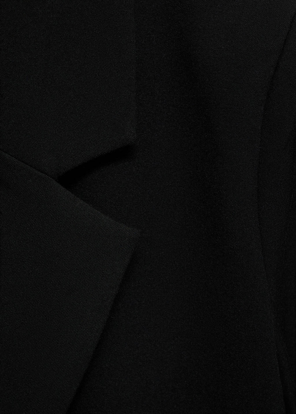 MANGO TEEN regular fit blazer zwart