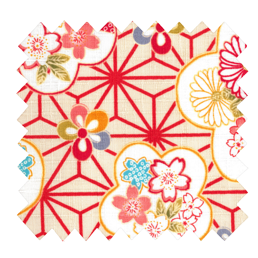 Tissu Coton Au Mètre Origamis Fleuris