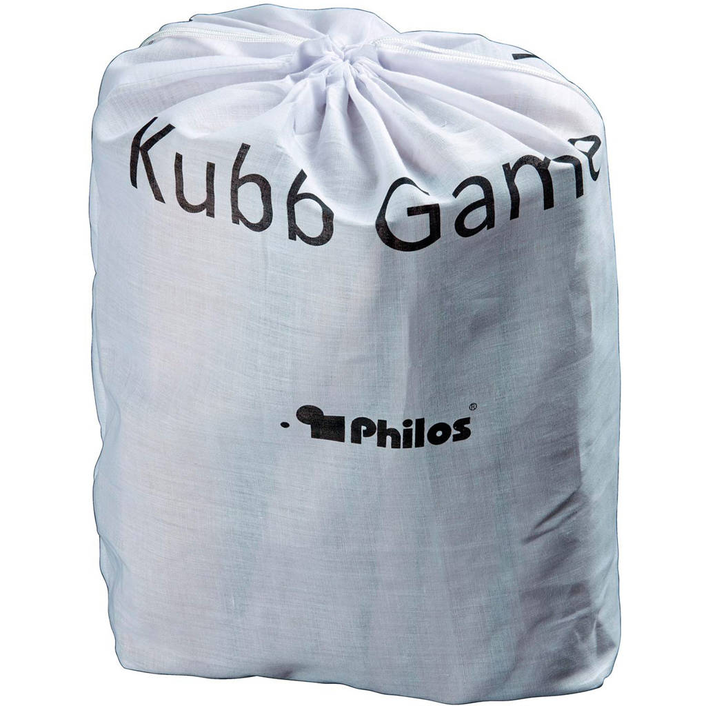 Dennenhouten Kubb spel original