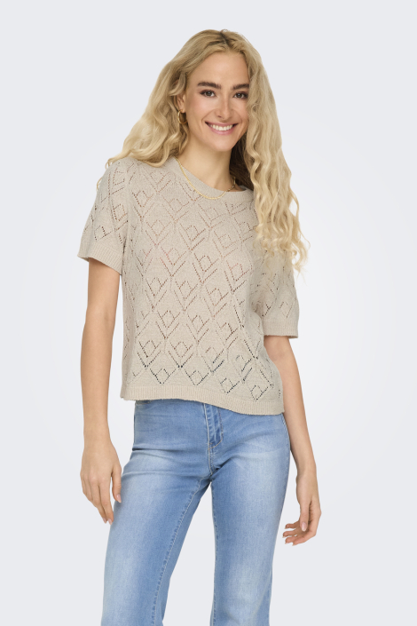 Only beige dames t-shirt