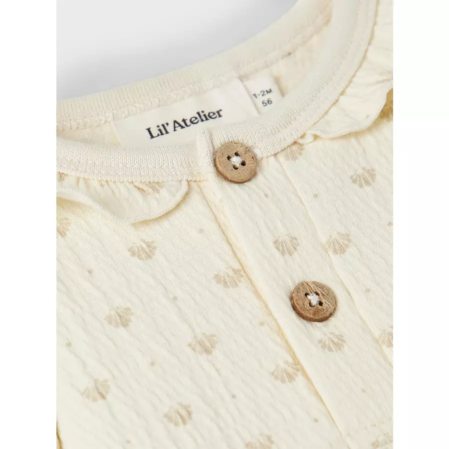 Lil'Atelier Langarmbody Nbfdida Turtledove