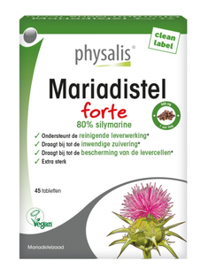 Physalis Mariadistel Forte Tabletten 45TB
