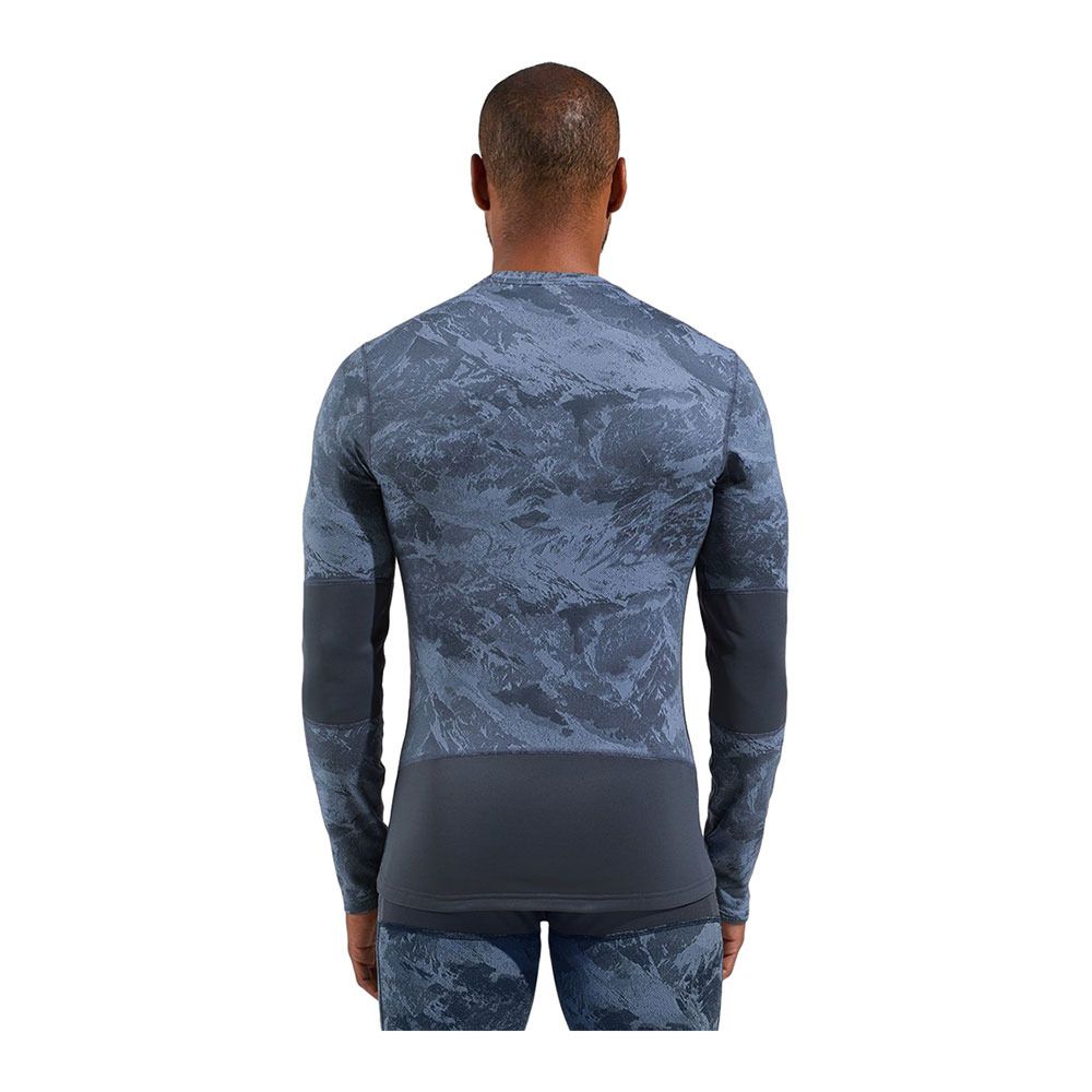 Odlo WHISTLER ECO - Sous-couche Homme folkstone gray/india ink