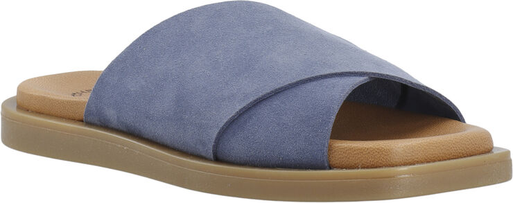 Cashott CASHEIDI Slide Suede Blue shadow
