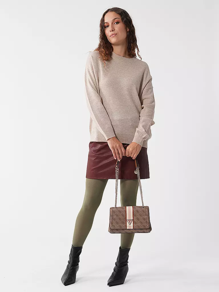 LES TRICOTS DE LEA Kaschmirpullover MAPOUPETTE beige