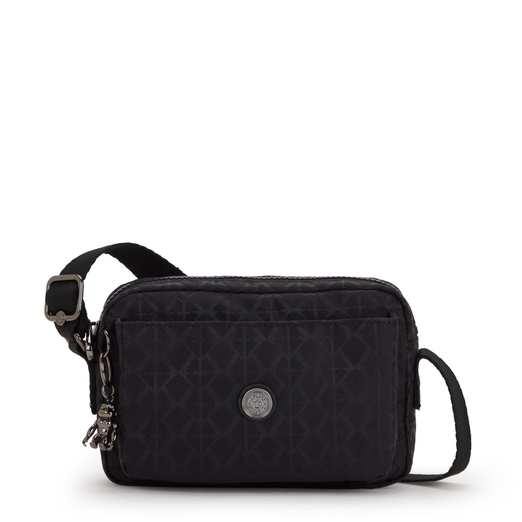 ABANU Mini Sac à Bandoulière avec Sangle Ajustable - Signature Black QVC