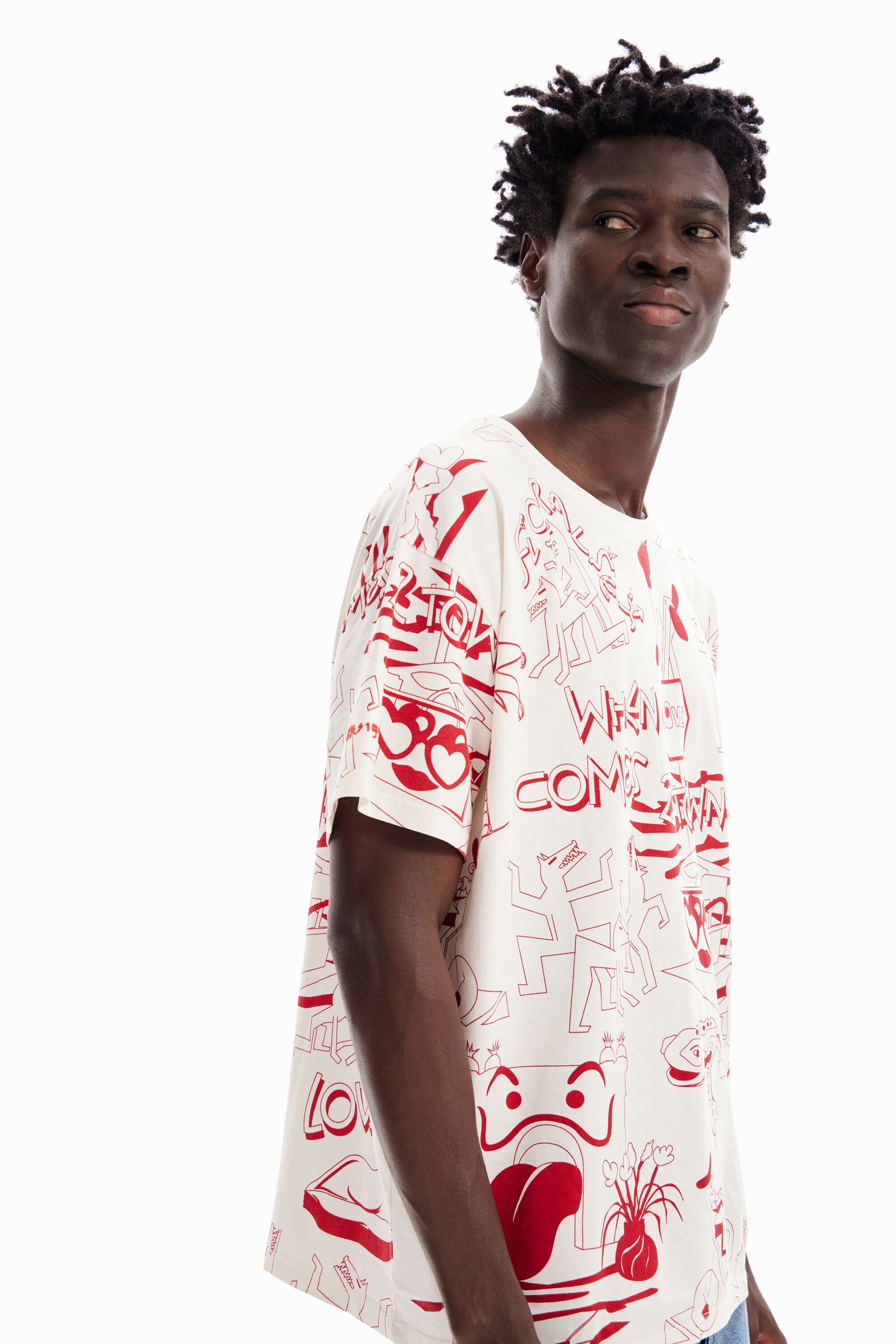 T-shirt oversize imprimé