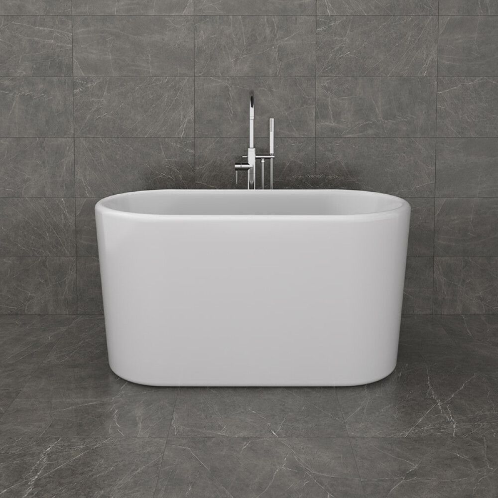 BADEKAR CAMARGUE DJURÖ FRITTSTÅENDE HVIT 130CM
