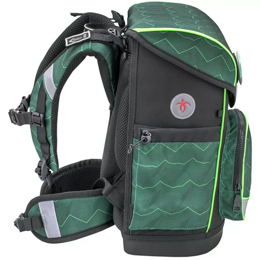 Belmil Schulranzen Premium Compact Plus Set 5-teilig Twist of Lime