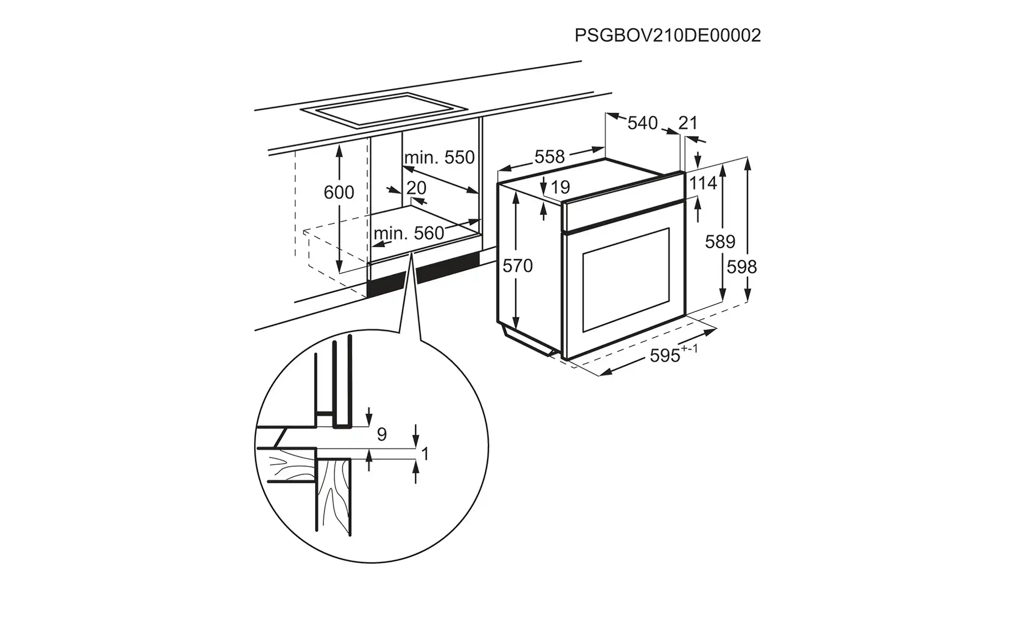 ZANKER Einbau-Herdset KOU25724XK + KEV6046XXK