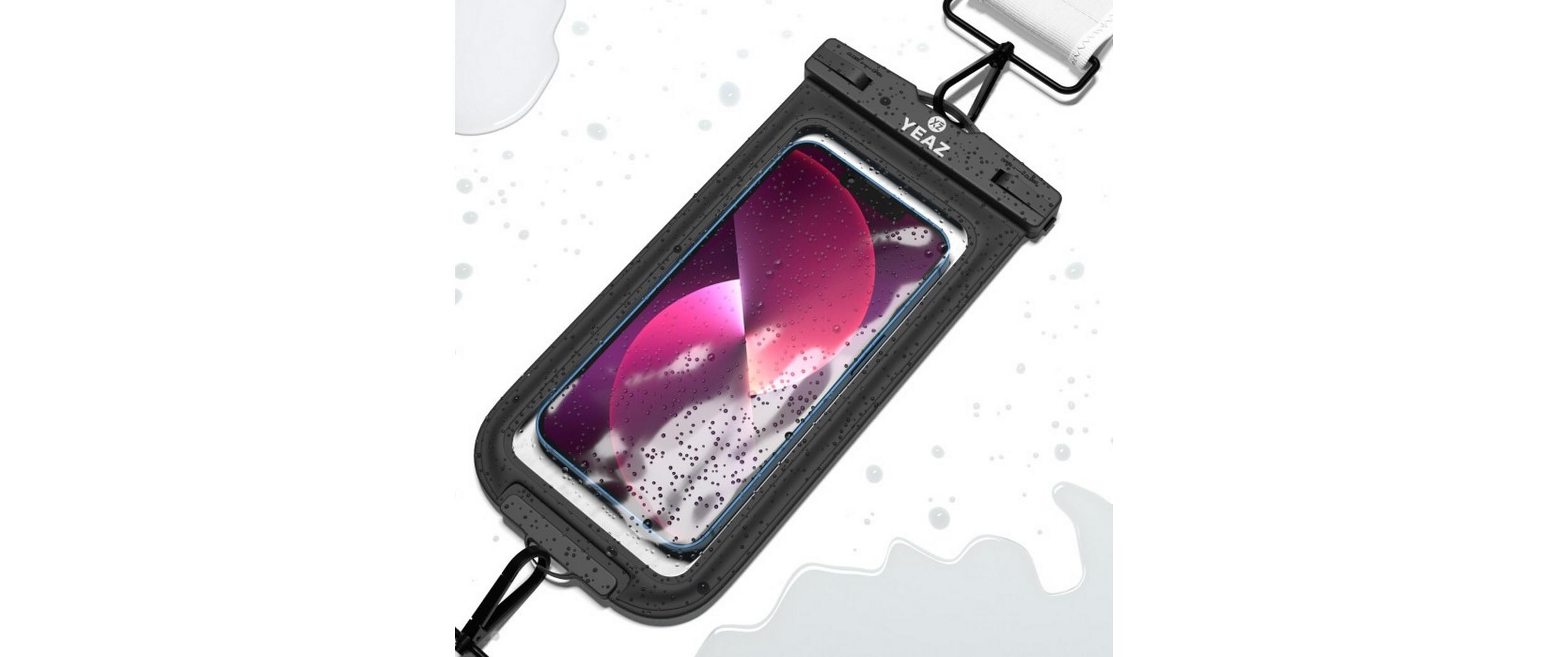 Ocean Shot Phone Case Holder Schwarz/WeissSchutzhülle für Mobiltelefone