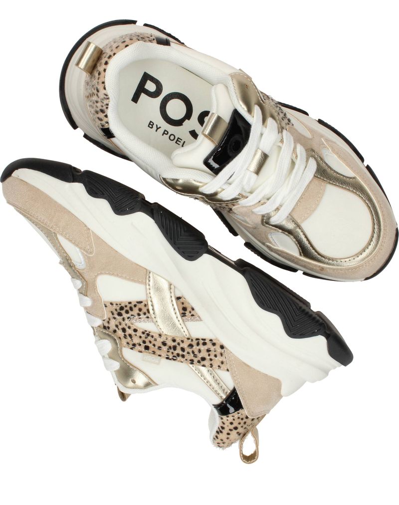Posh by Poelman Sneakers Beige Dames