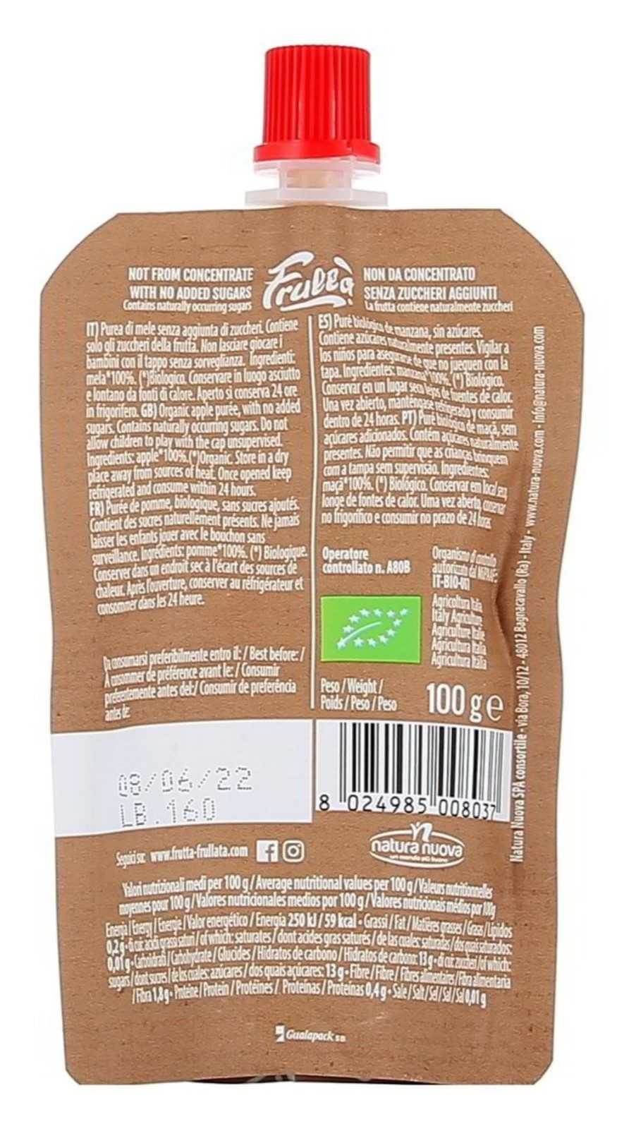 Frullà Smoothie 100% Fruta 100g