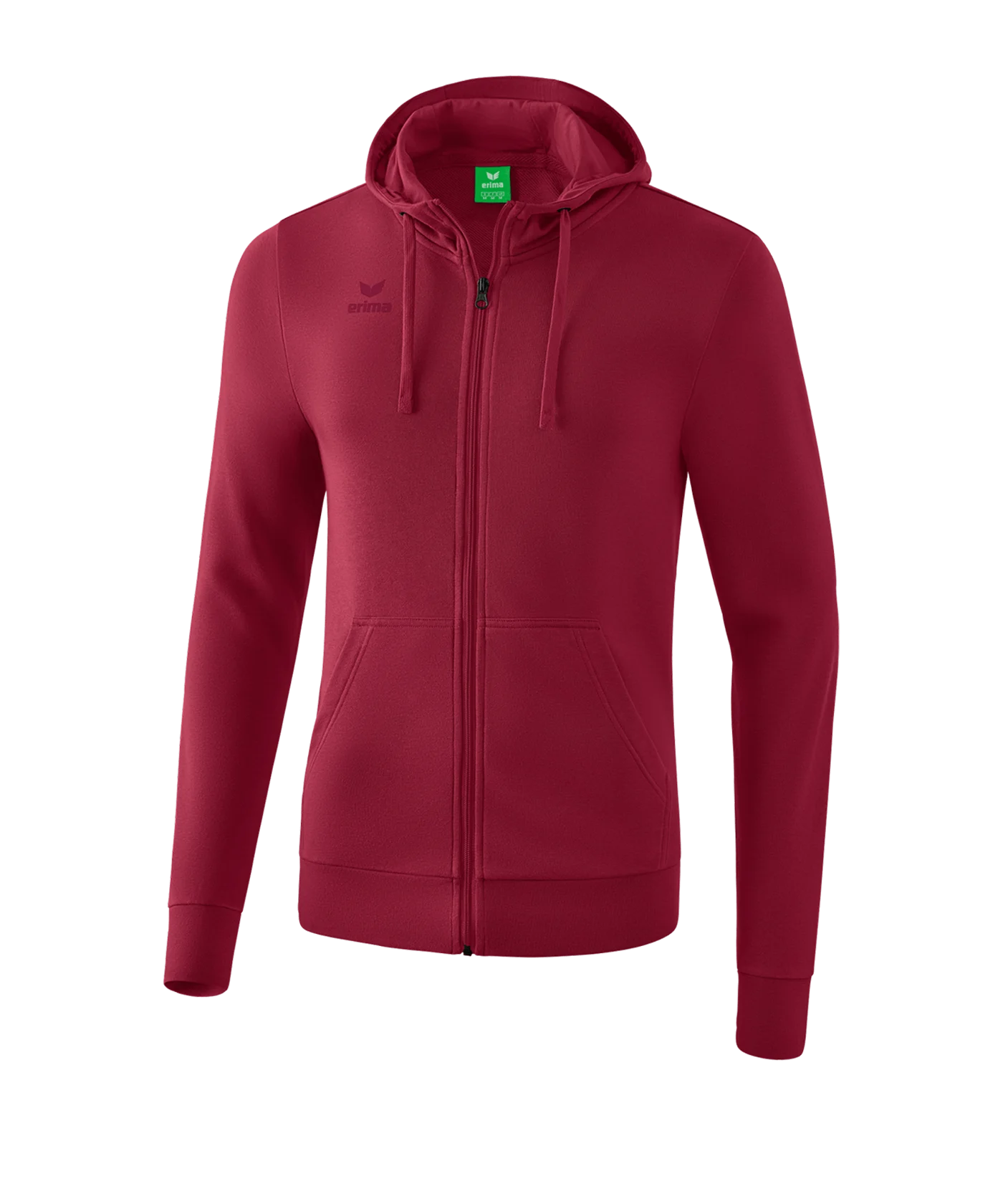 Erima Basic Kapuzenjacke Dunkelrot