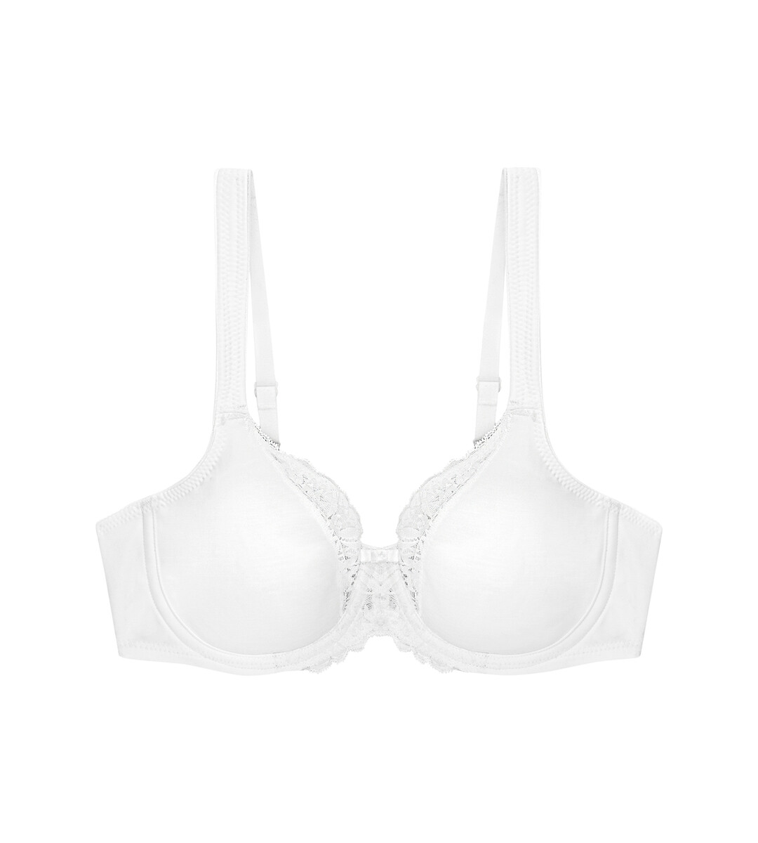 TRIUMPH<br>Sutiã Envolvente em Renda Moderna + Algodão